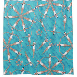 Cortina Para Box Natação de encantamento de Sychronized