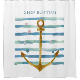 CORTINA PARA BOX NAVIOS DE ÁGUA E NAVIOS DE VACAÇÃO DE ARTE DE ANCO