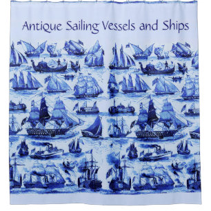 CORTINA PARA BOX NAVIOS DE VINTAGEM, NAVIOS DE VÁRIAS NAÇÕES