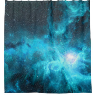 Cortina Para Box Nébula de Órion, luz azul, astronomia.