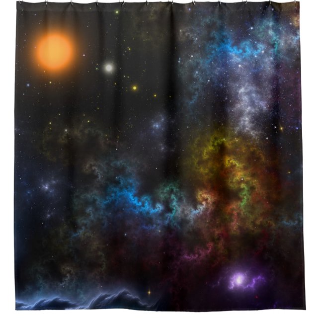 Cortina Para Box Nebula Menagerie (Frente)