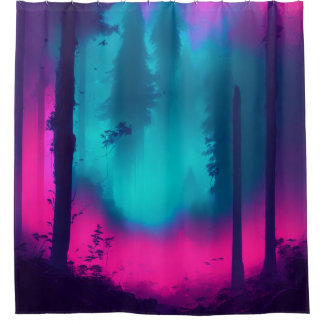 Cortina Para Box Neon Forest