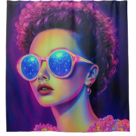 Cortina Para Box Neon Galaxy Glamor