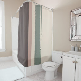 Cortina Para Box Neutral Minimalist Striped – Simple and Sleek