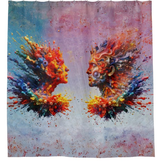 Cortina Para Box No começo... (Frente)