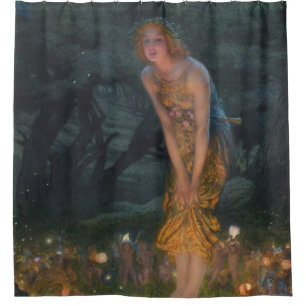 Cortina Para Box No meio do verão Edward Robert Hughes fê fantasia