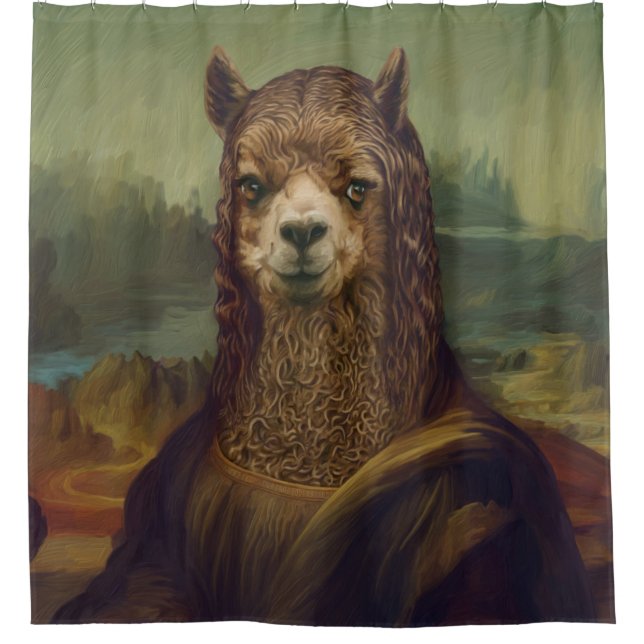 Cortina Para Box Noble Beasts - Mona Llama (Frente)