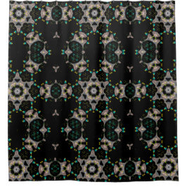 Cortina Para Box Noite de Veludo Kaleidoscópio