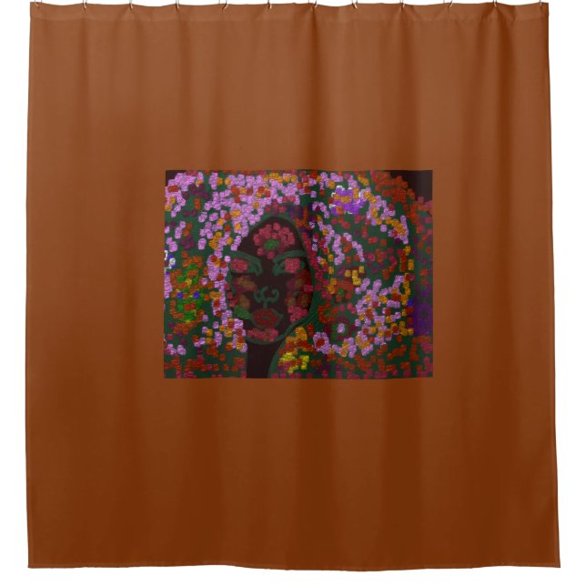 Cortina Para Box Noiva Floral (Frente)