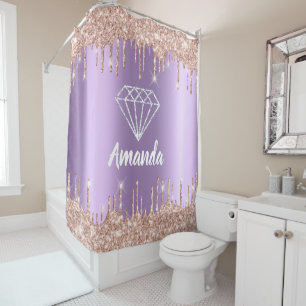 Cortina Para Box Nome Bride brilhante Dissipador Rosa VioletPurple