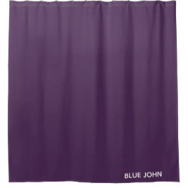 Cortina Para Box Nome de cor azul John púrpura