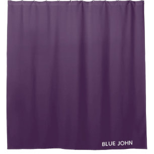 Cortina Para Box Nome de cor azul John roxo