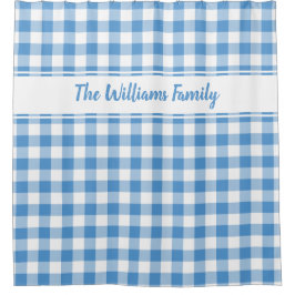 Cortina Para Box Nome Personalizado do Padrão de Xadrez do Buffalo 