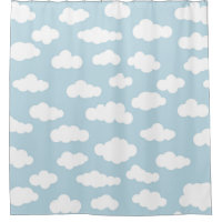 Nuvens De Pastel Azul-Bebê-Estético E Branco