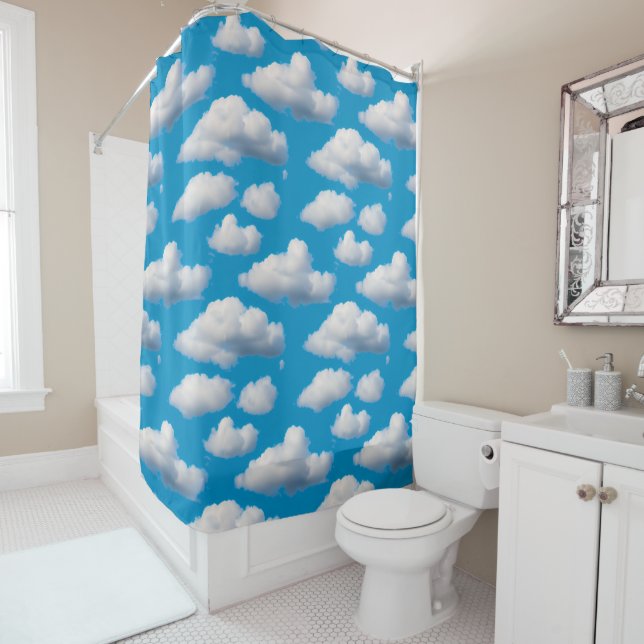 Cortina Para Box Nuvens Fluffy (In Situ)