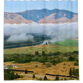 Cortina Para Box Nuvens Sobre o Rio Flathead