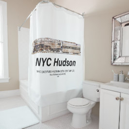 Cortina Para Box NYC Dreyfuss Hudson Steam Locomotive. Profile