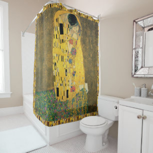 Cortina Para Box O Beijo (Der Kuss) de Gustav Klimt, Arte Vintage