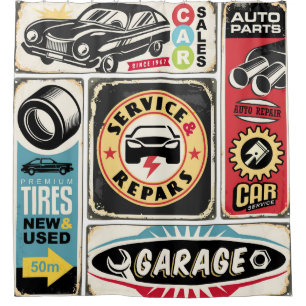 Cortina Para Box O serviço de carro e o retro de reparo assina a co