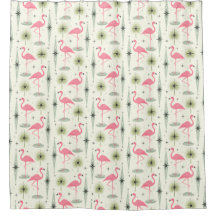 Oásis atômica com Flamingos Rosa II