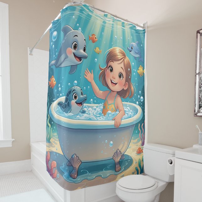 Cortina Para Box Ocean Bliss Bath Time (Criador carregado)