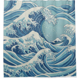 Cortina Para Box Ocean Wave Serenity Shower Curtain