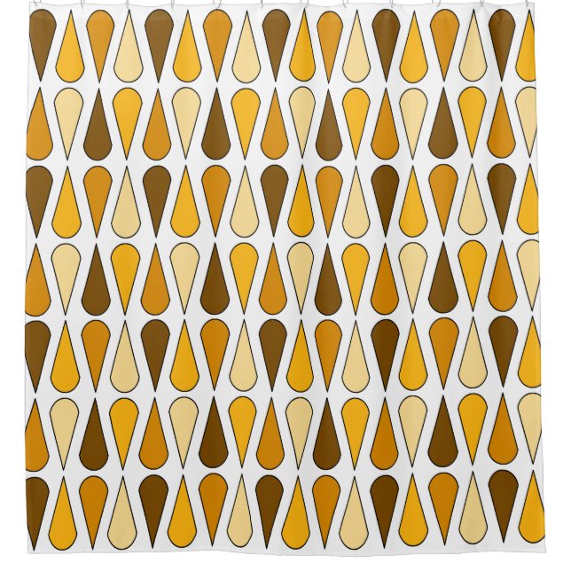 Cortina Para Box Ochre de colírio do século médio (Frente)