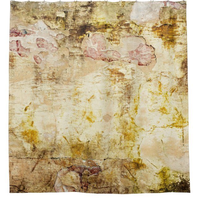 Cortina Para Box Old damaged wall backgroundabstract, aged, archite (Frente)