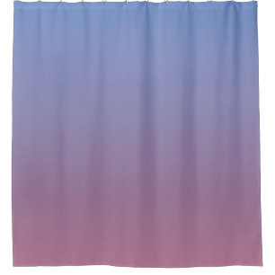 Cortina Para Box Ombre rosa pálido e azul do inclinação