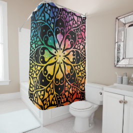 Cortina Para Box Orgulho Arco-Íris da Janela Gótica