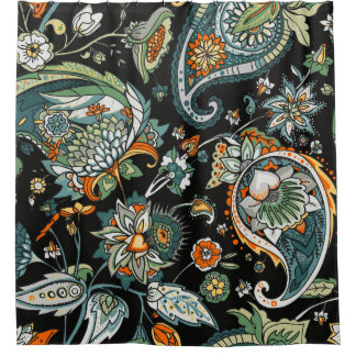 Cortina Para Box Oriental paisley: motif tradicional turco.