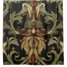 Cortina Para Box Ornamentado Fantasy Gnomo