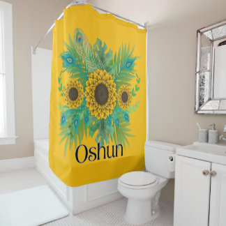 Cortina Para Box Oshun Goddess Sunflower