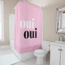 Oui Oui Moderno Rosa Tipografia Simples