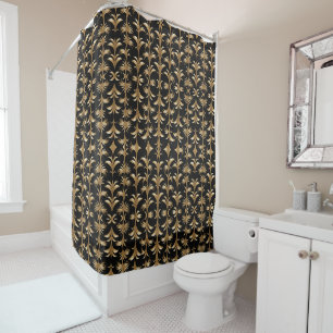 Cortina Para Box Ouro Bamboo Oasis