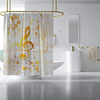 Cortina Para Box Ouro Harmonia Caos Musicais