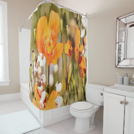 Cortina Para Box Ouro Laranja California - Papoila-acrílica