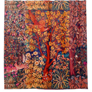 Cortina Para Box OUTROS ANIMAIS FLORESTAIS DO AUTUMN, Hares,Faisão,