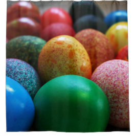 Cortina Para Box Ovos de Páscoa Coloridos