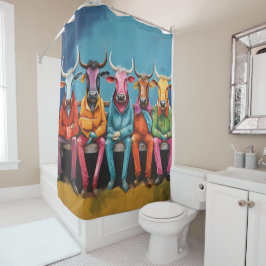 Cortina Para Box Ox Fazenda de Vaca Vestida