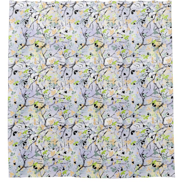 Cortina Para Box padrão abstrato (Frente)