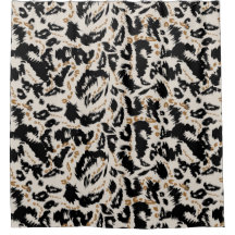 Padrão Abstrato de Leopardo Africano Boêmio