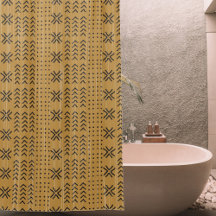 Padrão Africano de Mudcloth Castanho Moderno