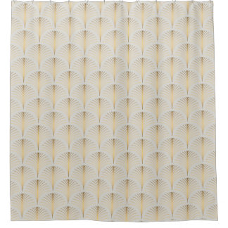 Cortina Para Box Padrão Clássico de Deco do Ventilador do Ouro