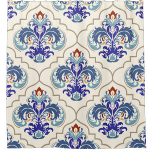 Cortina Para Box Padrão Colorido Turco: Beleza Sem Fim.