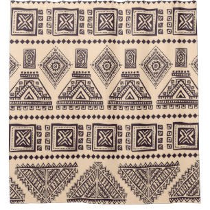 Cortina Para Box Padrão comercial tribal, étnico, vintage