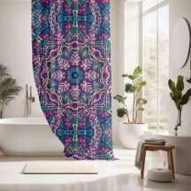 Padrão contínuo de mandala bastante colorido 