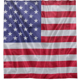 Cortina Para Box Padrão de bandeira dos Estados Unidos na textura d