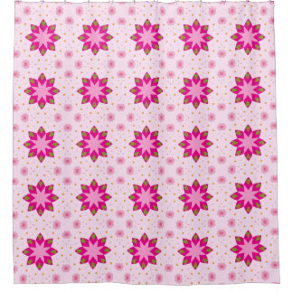 Cortina Para Box Padrão de confete de flor de pétala