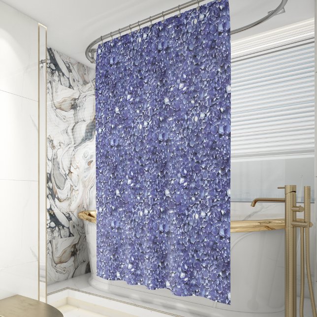 Cortina Para Box Padrão de Cristal de Quartzo Ametista (Criador carregado)
